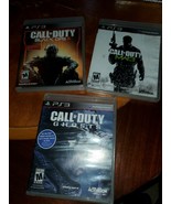 Lot of 3 PS3 Games Call of Duty Black Ops III, Modern Warfare &amp; Ghosts -... - £19.17 GBP