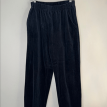 Jaclyn Sport vintage dark blue velour lounge pants - $181.90 MXN