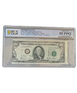 $100 Bill FNR PCGS 55 PPQ Misalignment Error 1985 Chicago About Unc Premium - $693.00