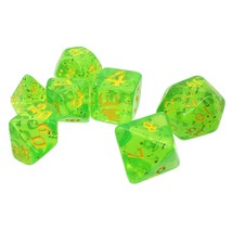Steve Jackson Games Polyhedral Dice Set (7): Munchkin - Green/Yellow - £14.03 GBP