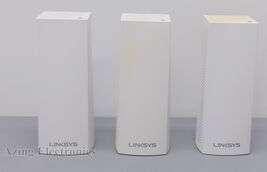 Linksys Velop WHW0303 Tri-Band Whole-Home Wi-Fi 5 System AC2200 3-Pack - White image 2