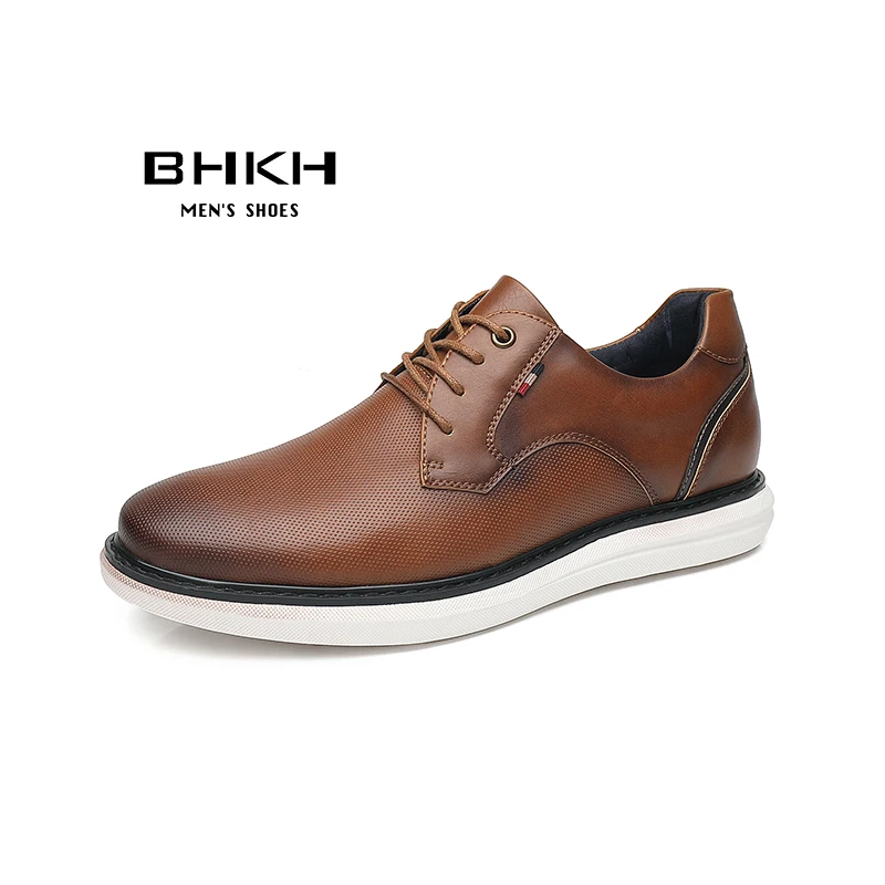 Spring/Summer New Men Shoes Comfy Luxury Brand Men Casual Shoes Lace Up Business - £50.17 GBP