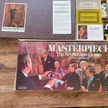 Vintage Masterpiece Art Auction Board Game Parker Brothers 1970 Complete... - $88.11