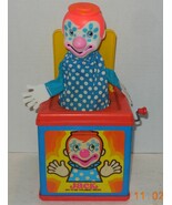 Vintage 1976 Mattel Jack in the Box Clown Music Red Yellow Blue Rare VHTF - $972.58 MXN