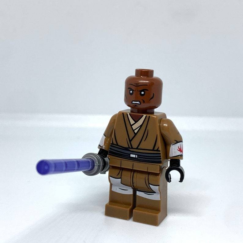 Star Wars The Clone Wars Mace Windu Jedi Master Minifigure Bricks Toys