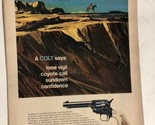 Colt Army Pistol Print Ad  Advertisement Vintage pa4 - £5.52 GBP