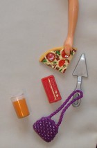 Barbie doll vintage lot music N pizza w spatula drink purse transistor radio toy - £10.38 GBP