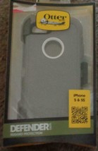 Otter Box Defender Series Apple I Phone 5 &amp; 5S Case - Brand New In Package - Grey - £19.54 GBP