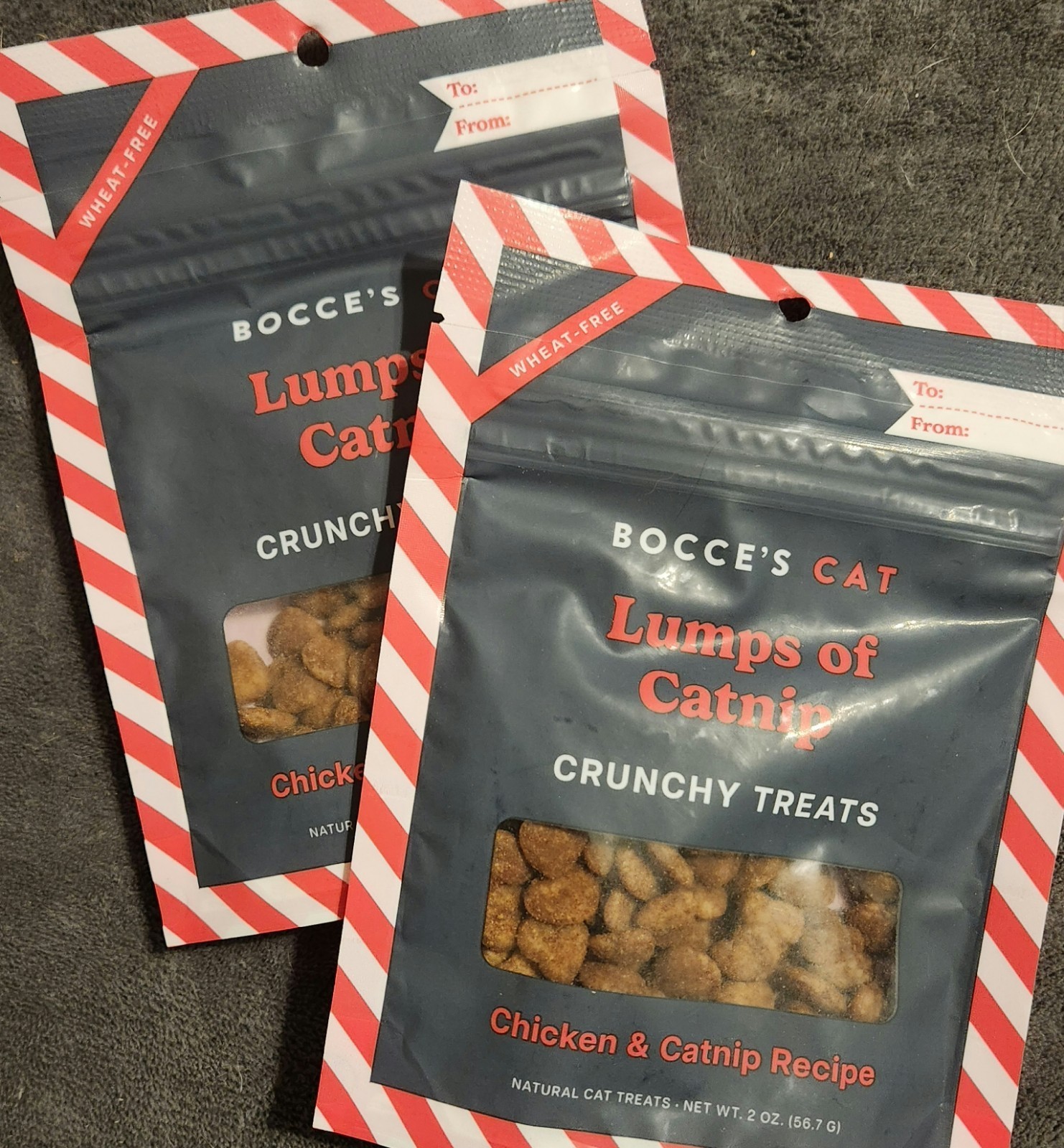 Bocce&#39;s Bakery Cat Treats Chicken &amp; Catnip Recipe EXP: 11/25 2 Bags Of T... - $6.90