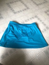 Lands&#39; End Size 4 Skort  Swim Circle Skater Skirt Turquoise - $33.38