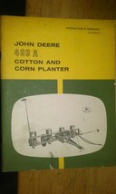 JOHN DEERE OM-B25275 OPERATOR&#39;S MANUAL, 493A COTTON AND CORN PLANTER - $24.95