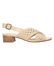 Bella Vita Women&#39;s Zahara Sandals Cream Size 6.5WW (No Box) Floor Model B4HP - £39.27 GBP