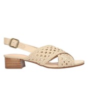 Bella Vita Women&#39;s Zahara Sandals Cream Size 6.5WW (No Box) Floor Model B4HP - £39.87 GBP