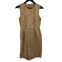 Stella McCartney Camel Beige Hemp Urban Safari Cargo Sheath Dress Size 3... - $80.51