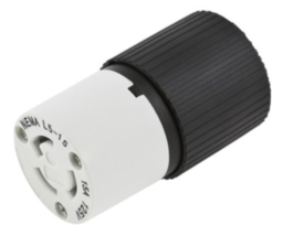 NEW Hubbell L520C Twist-Lock Connector, 2-Pole, 3-Wire, 20A 125V AC, NEMA L5-20R - £21.55 GBP