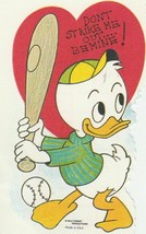 Vintage Valentine Card Louie Duck from Huey Dewey Louie Ducks Disney - £5.46 GBP