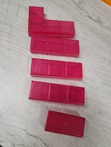 Jenga Special Tetris Edition with Translucent Pink Replacement Parts Blocks - $4.03