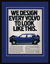 1990 Volvo Safety Cage Framed 11x14 ORIGINAL Vintage Advertisement - $34.64