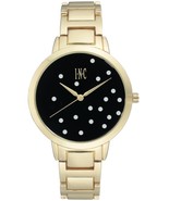 I. N.c. Mujer Dorado Brazalete Negro Con Perla Detalles Esfera 36mm Cuar... - €29,97 EUR