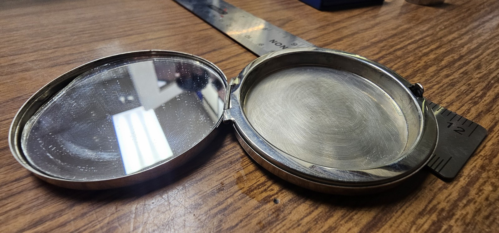 Silver 925 Compact Mirror Vintage Tiffany & Co Item image 8