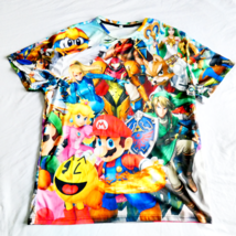 Super Smash Bros 3D All-Over T-Shirt Size XXXL Unisex Great Condition - $19.79