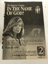 Action News 2 Tv Guide Vintage Print Ad In The Name Of God Atlanta Tpa16 - £5.64 GBP