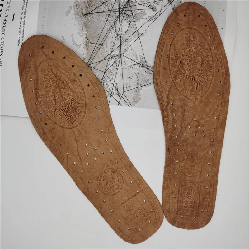 Sporting Leather Insole EmAed Deodorant Sweat-absorbent Breathable Gas Leather I - £23.87 GBP