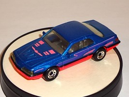 Matchbox 1 Loose Car T-Bird Turbo Coupe Mtflk Blue &amp; Pink - $3.00