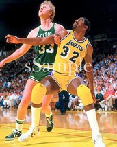 Magic Johnson Larry Bird wall hanging 8x10 decorations picture living room photo - £6.92 GBP