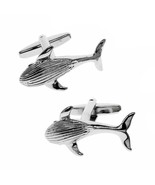 WHALE CUFFLINKS Nautical Marine Ocean Aquatic Sea Mammal Fish Wedding w ... - $20.99 CAD