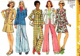 Vintage 1973 Misses' COORDINATES Simplicit Pattern 5571-s Size 10 UNCUT - £9.58 GBP