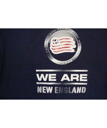 MLS New England Revolution Major League Soccer Fan Adidas Apparel Blue T... - £16.19 GBP