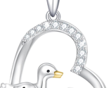 Mother Day Gift for Mom Wife Women, Duck Mother Daughter Necklace for Mo... - $63.52