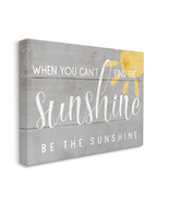 Industries Be the Sunshine Positivity Phrase Charming Sign Canvas Wall A... - €48,34 EUR
