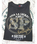 Southpole Viva La Lucha Black Men&#39;s XL Shirt - £5.01 GBP