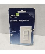 Leviton Decora SureSlide Single-Pole Slide Dimmer 6672-1LW White (OPEN BOX) - $276.07 MXN