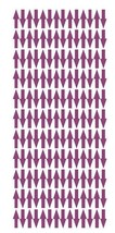 Plum Arrows Vinyl Color Code Inventory Label Stickers 1/2" x 3/4" - £3.18 GBP+