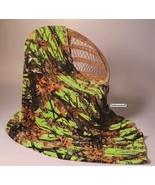 CAMO Camouflage LIME Woods Luxury Twin Soft Fleece Cashmere Blanket 60&quot; ... - £27.48 GBP