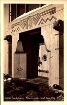 Real Photo Postcard Entrance to Timberline Lodge in Government Camp Oregon-bk49 - £3.87 GBP