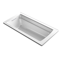 Kohler Archer 66 ExoCrylic Drop In Soaking Tub with Reversible Drain - £467.09 GBP