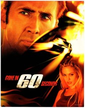*GONE IN 60 SECONDS (2000) Nicholas Cage &amp; Angelina Jolie Steal 50 Cars 1 Night - £36.53 GBP