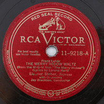 Franz Lehár/Eleanor Steber/Blackton - The Merry Widow/Vilia  12&quot; 78 rpm 11-9218 - £10.87 GBP