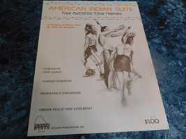 American Indian Suite 4 Authentic Tribal Themes for Piano Solo by John W Schaum - £2.35 GBP