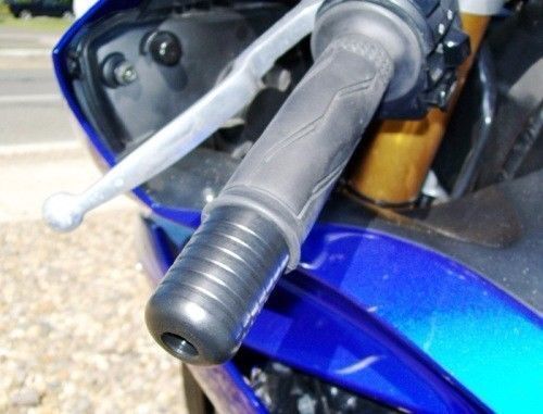 Primary image for Bar End Clip-on Slider Black Acetal Plastic NEW 1994-2009 Ninja 500R EX500R