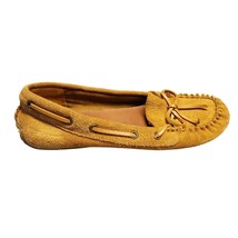 Lucky Brand LP-Abelle2 Flat Moccasins Womens Size 7M Tan Suede Leather S... - $27.73