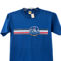 VTG NWT Velva Sheen USA 1984 Los Angeles Olympics Single Stitch T Shirt Small - £236.85 GBP