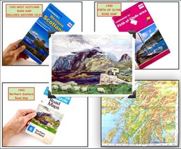 Scotland Roadmaps: 1960, 1980, 1990 Lost in Highlands or Bogged Down in Fens - £17.59 GBP