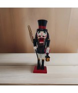 Nutcracker Night Watchman with Lantern, Battle Axe &amp; Top Hat Vintage Xma... - $272.02 MXN
