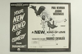 Vintage Movie Pressbook A New Kind of Love Paul Newman Joanne Woodward 1963 - £12.07 GBP