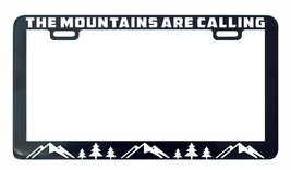 The Mountains are calling hiking camping adventure license plate frame holder - £4.81 GBP